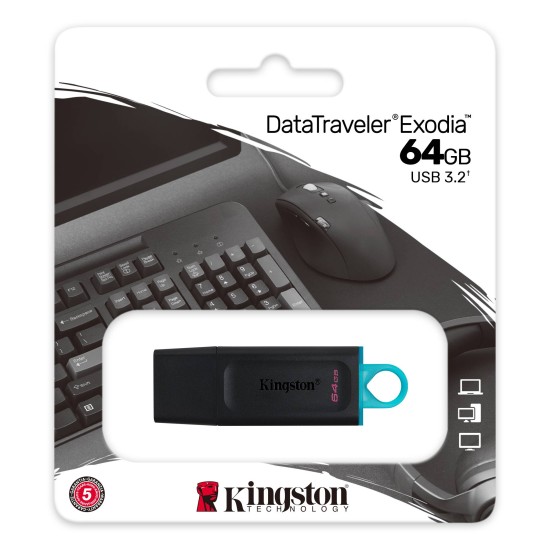 Kingston DataTraveler Exodia USB Flash Drive 64G
