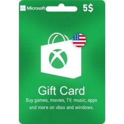 Xbox Live Gift Card 5 Usd Wallet (USA)