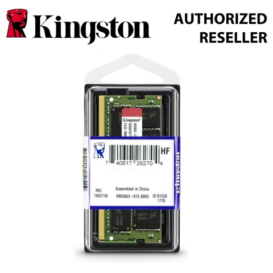 Ram Laptop KINGSTON 16GB 3200MHz DDR4 NonECC CL22 SODIMM 1Rx8 16Gbit