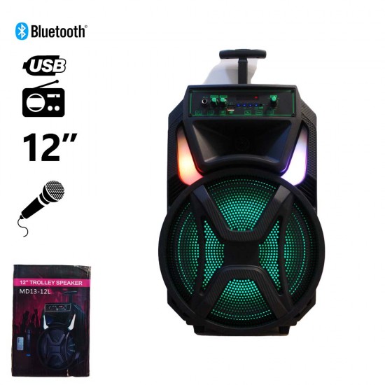 Willcom Bluetooth Speaker MD13-12L - 12 inch