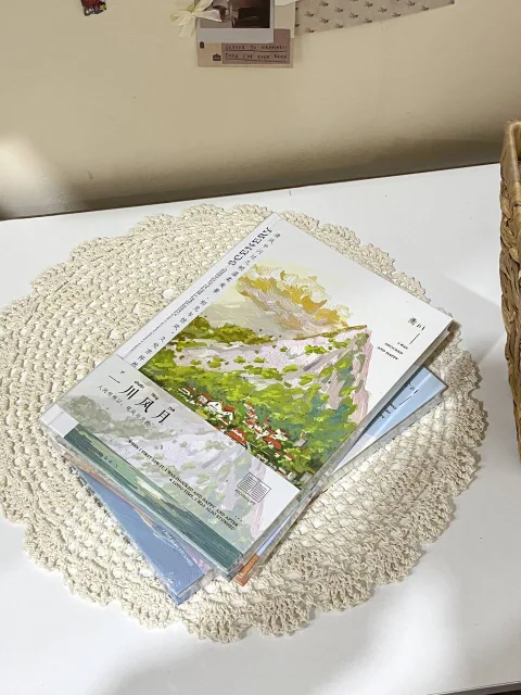 دفتر بغلاف قاسي مع رسمة مميزة-2
